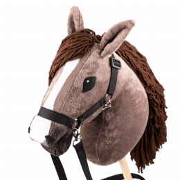 Hobby horse Skippi gniady koń kiju duży A3 kantar Skippi